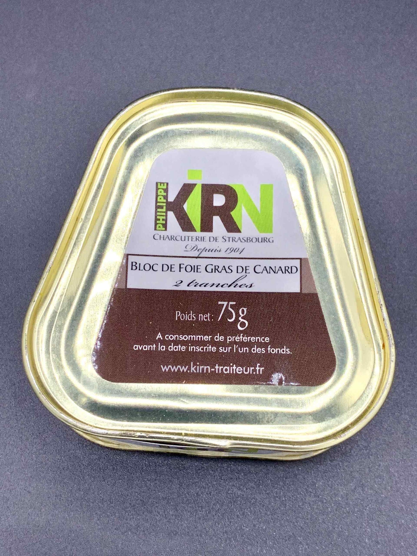 Foie gras de canard 2 tranches 75g