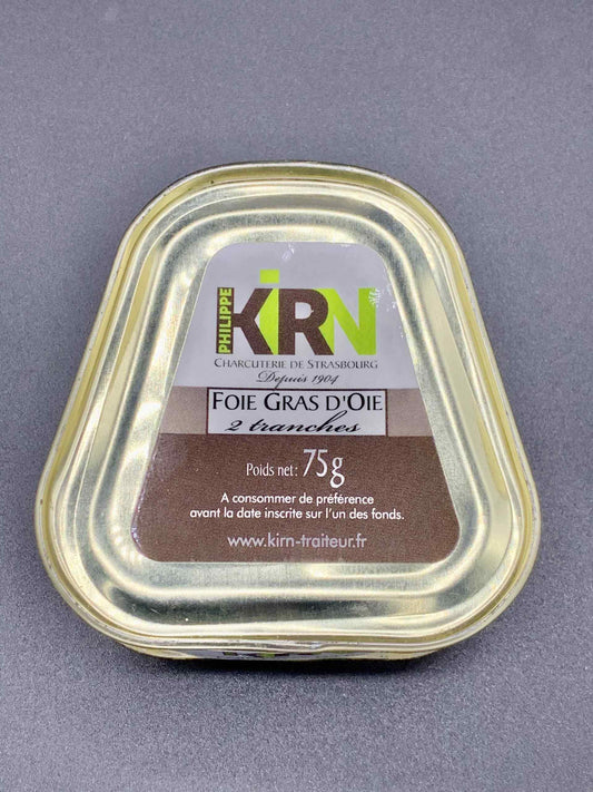 Foie gras d’oie 2 tranches 75g