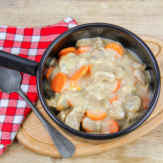 Plat du Jeudi 25/09 - Blanquette de veau à l’ancienne, tagliatelles