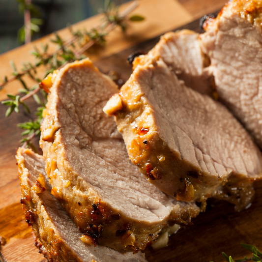 Plat du Samedi 18/10 - Rôti de veau campagnard, poêlée de légumes arlequin